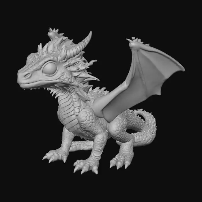 3D model for Rainbow Hatchling