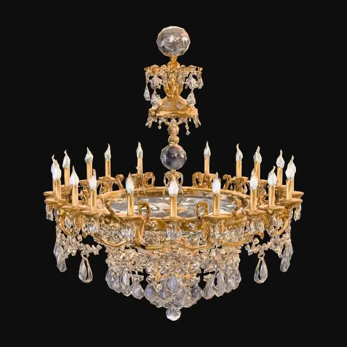 3D model for Beautiful Victorian Chandelier