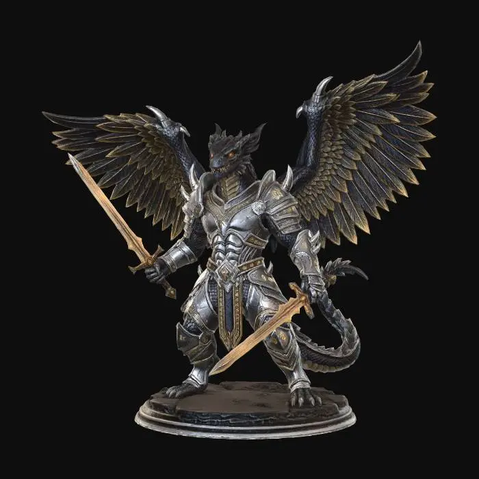 3D model for Emberwing Dragonknight