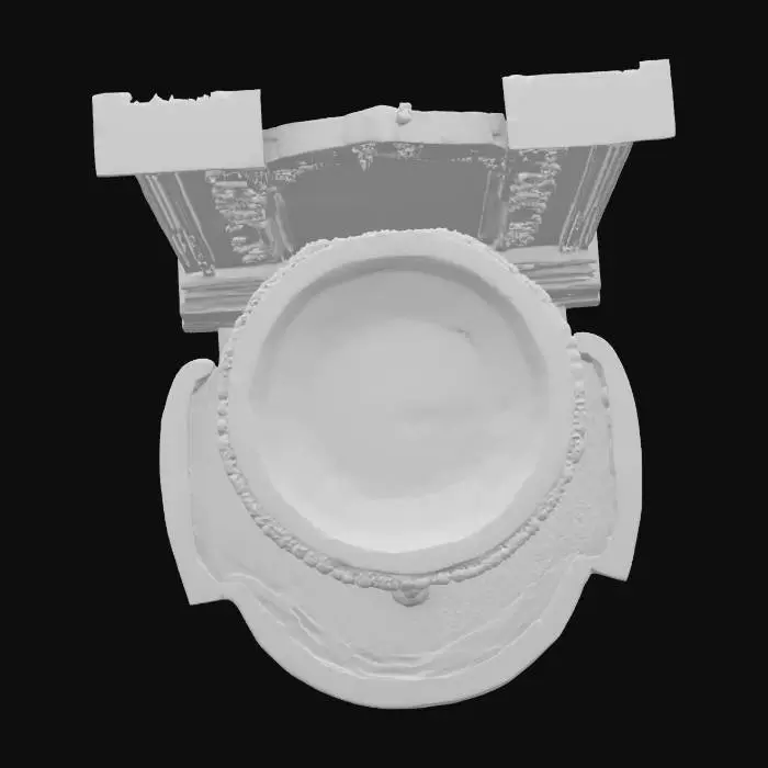 3D model for Item Name:** Water Fountain  
   - **Desc:** Stone fountain with flowing water (particle system).  
   - **Tech:** Animated water (shader effect).