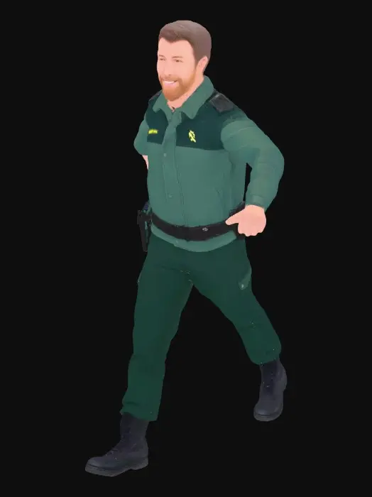 3D model for Park Ranger in Uniform