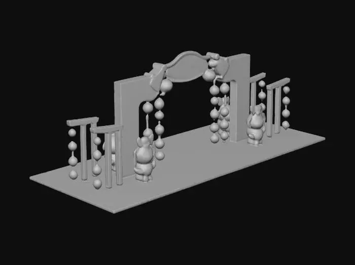 3D model for Tet Celebration Stage