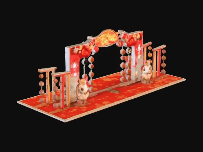 3D model for Tet Celebration Stage