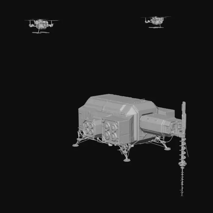 3D model for Touchdown at Conamara Chaos