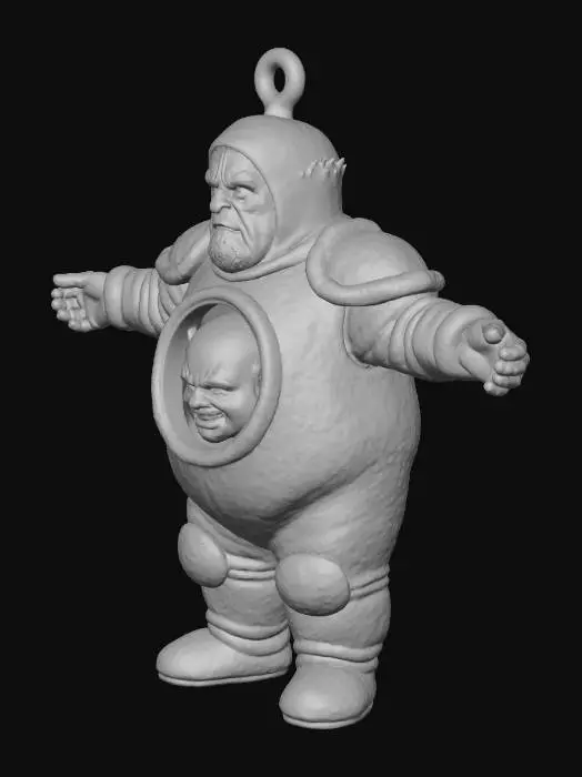 3D model for Elderly Mischief ensues , #villain#
