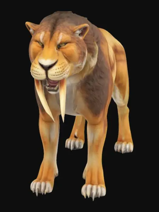 3D model for Sabertooth Majesty