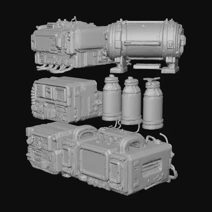 3D model for Retro Sci-Fi Machines