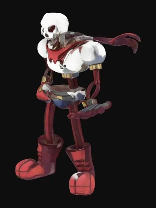 3D model for Papyrus Character