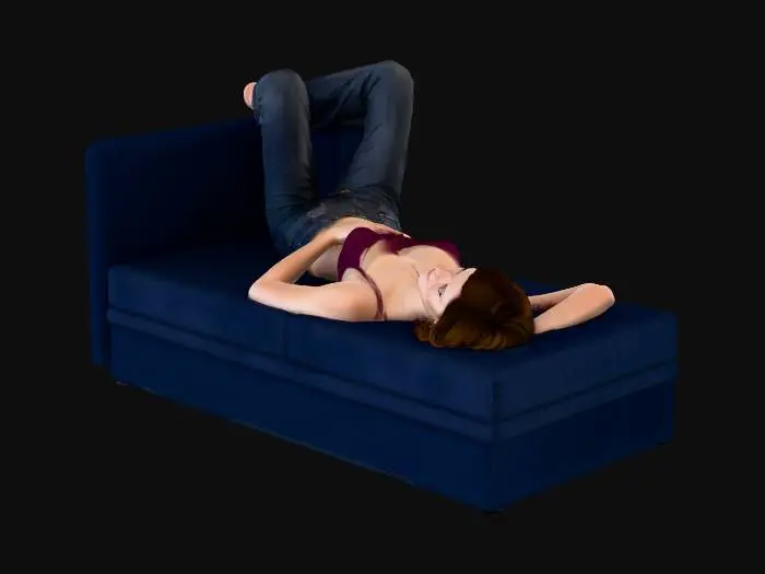 3D model for Relaxed Upside Down Moment