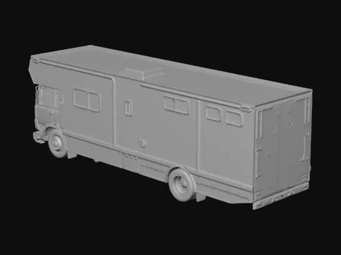 3D model for Vintage Volvo Camper