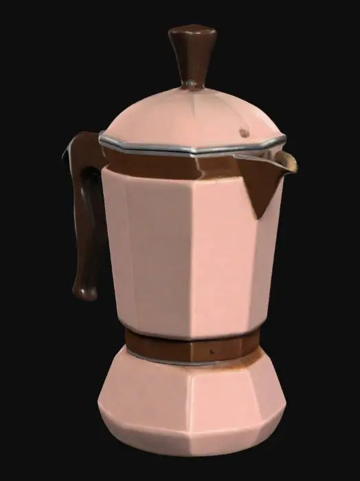 3D model for create a 3d model of a 1980 neapolitan Moka