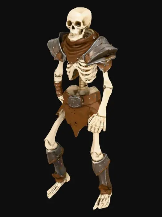 3D model for Skeleton Warrior