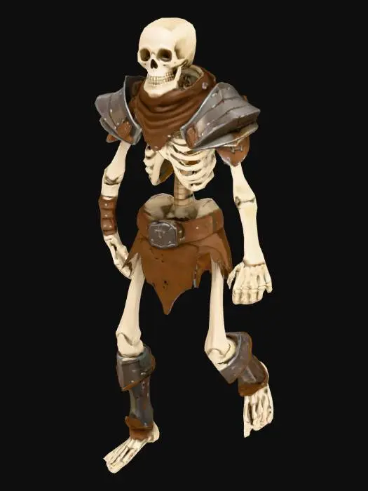 3D model for Skeleton Warrior