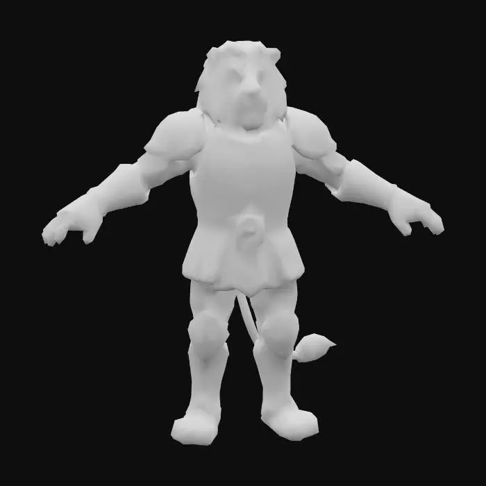3D model for Valor Lion
