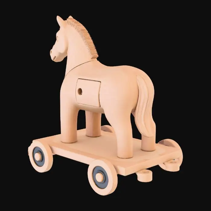 3D model for Trojan Toy Horse