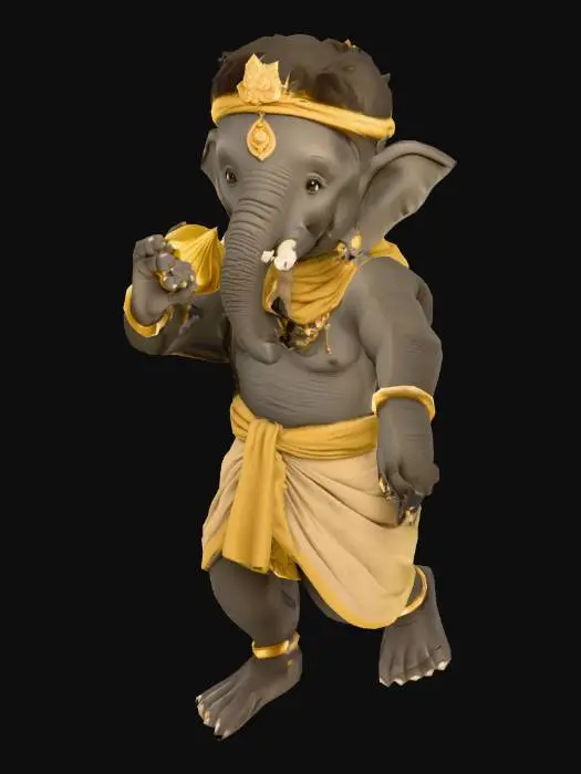 3D model for Ganapati’s Blessing