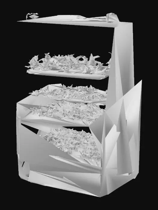 3D model for stwórz model małej farmy hydroponicznej