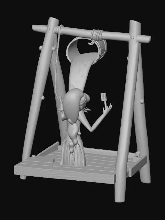 3D model for Sunset Swing by the Water