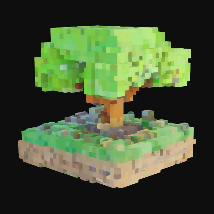 3D model for Tree With Shower,  Mud Water In The Shower, A Door Made In Wood, Tree Towel Made In Soft Leaf, A Rock With An Toothbrush An Mirror, a Water in the Ground, A Soft Leaf Into the Rock in the Ground and Top,