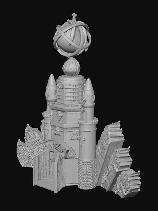 3D model for Fantasy Citadel Model