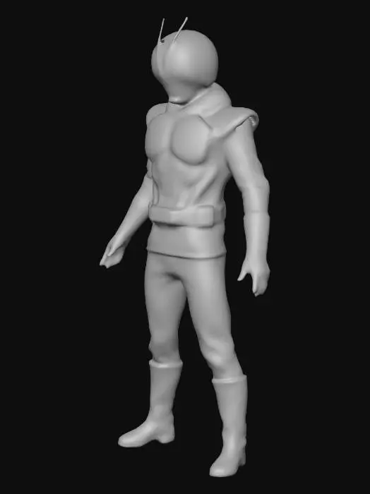 3D model for Masked Defender
