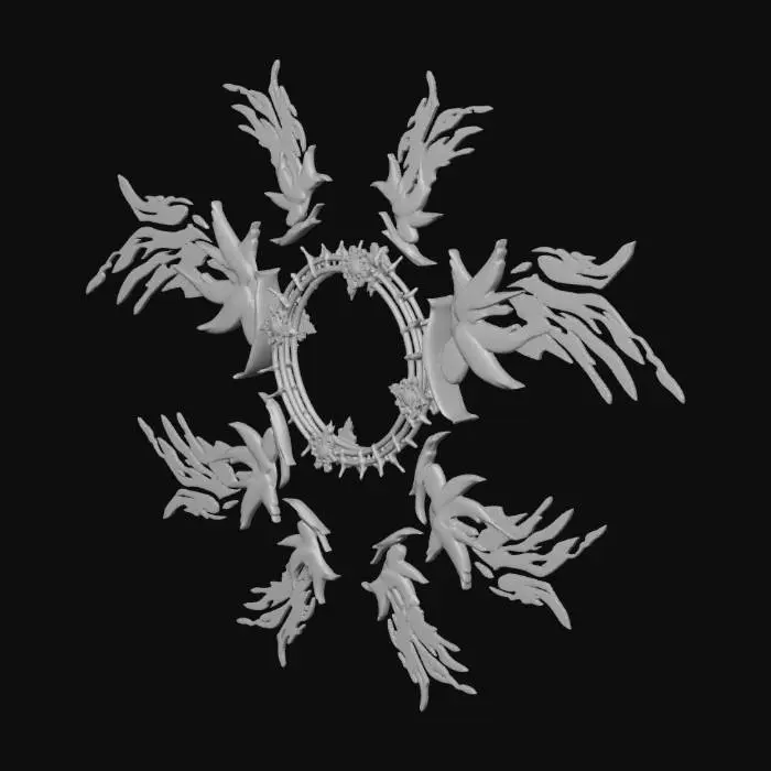 3D model for Feathered Halo