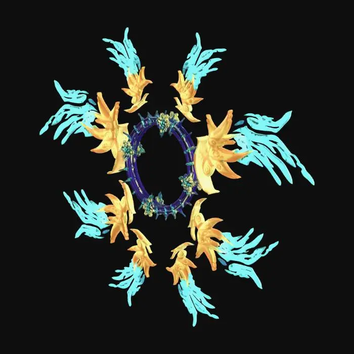 3D model for Feathered Halo