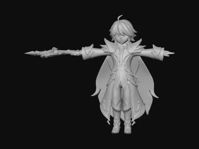 3D model for Magical Night Mage