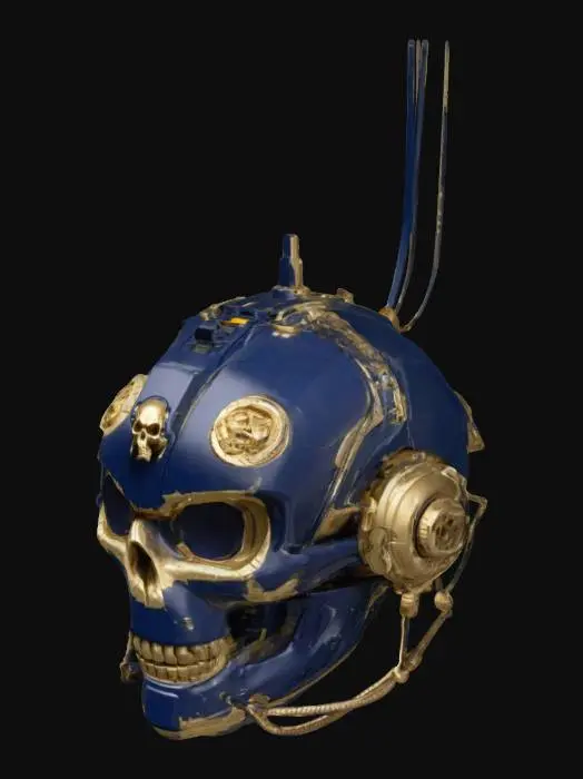 3D model for space marine servo skull