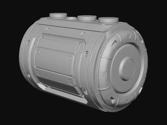 3D model for Bateria para recargar traje espacial marte