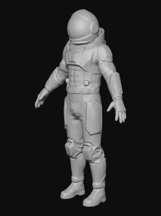 3D model for Orange Exosuit Astronaut