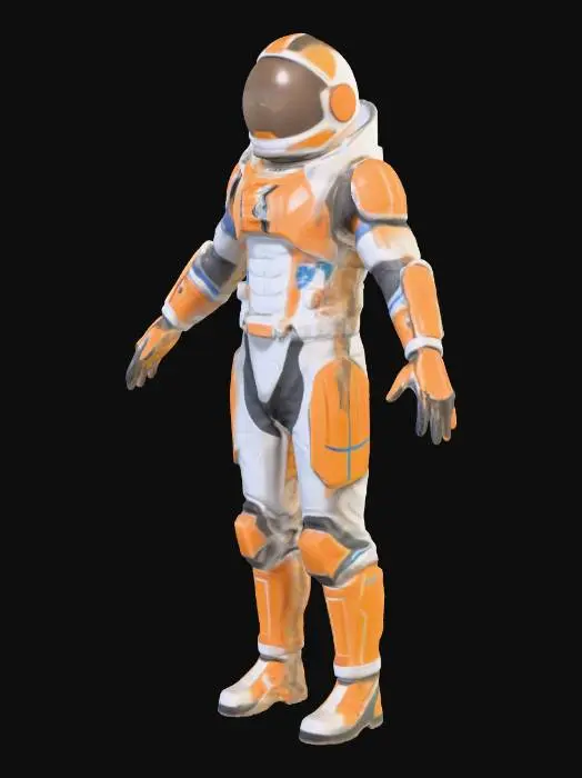 3D model for Orange Exosuit Astronaut