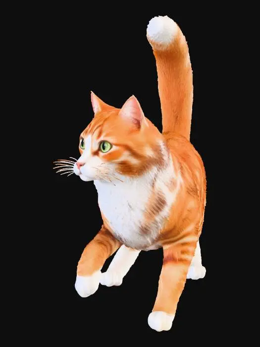 3D model for model this cat 3D