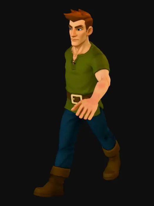 3D model for Animated Hero Model