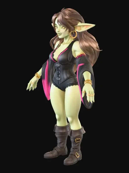 3D model for Goblin Enchantress