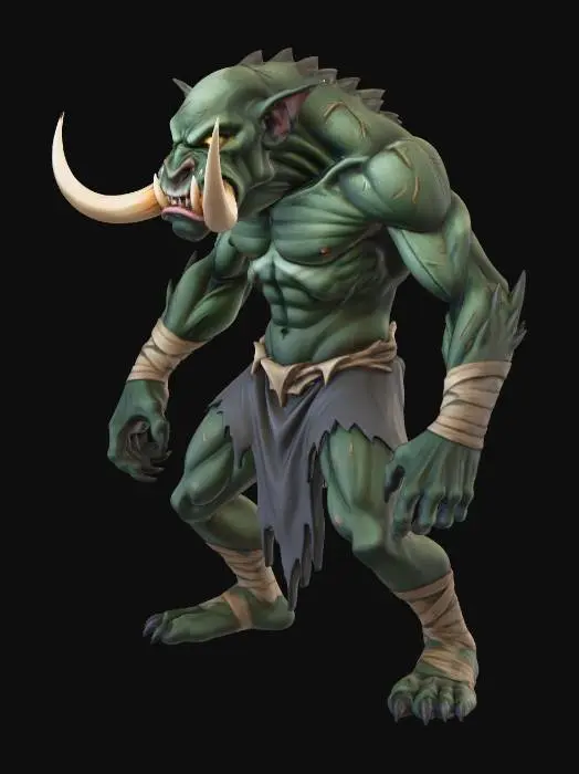 3D model for Goblin Warlord