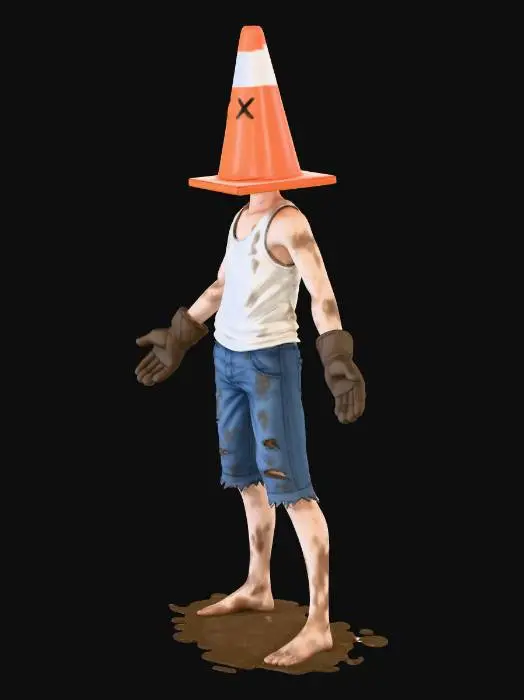 3D model for Cone Quest