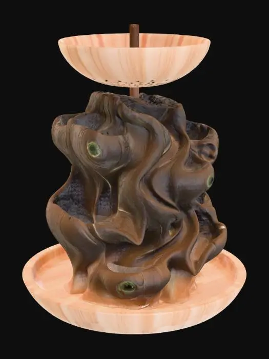 3D model for Flowing Wood Form
