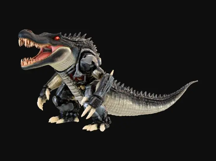 3D model for coccodrillo cattivo robot mutante