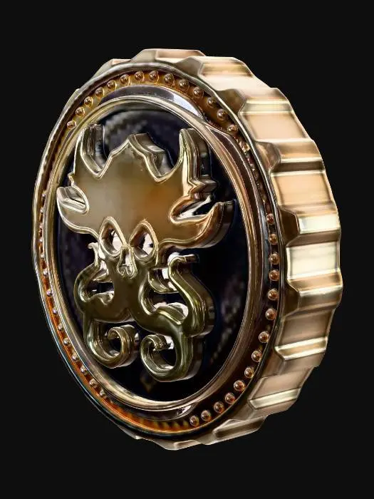 3D model for Cthulhu Crest