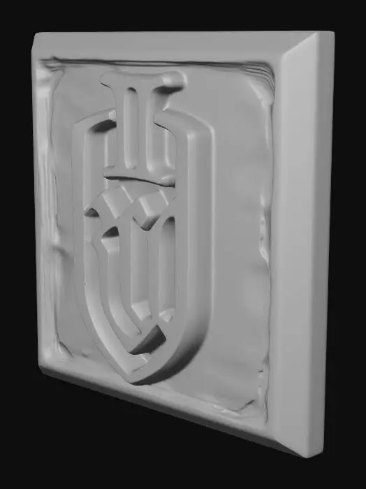 3D model for Gilded Sigil Shield