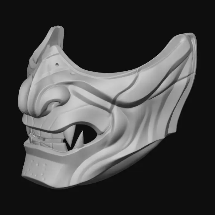 3D model for Ironhorn Demon Mask