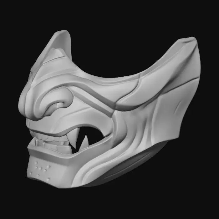 3D model for Ironhorn Demon Mask