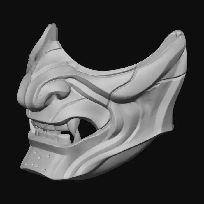 3D model for Ironhorn Demon Mask