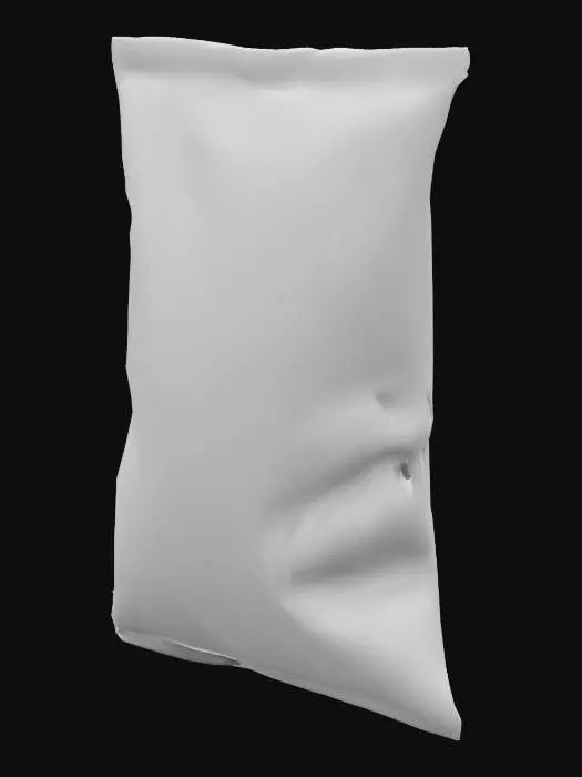 3D model for Old Chip bag, realistic, dirty