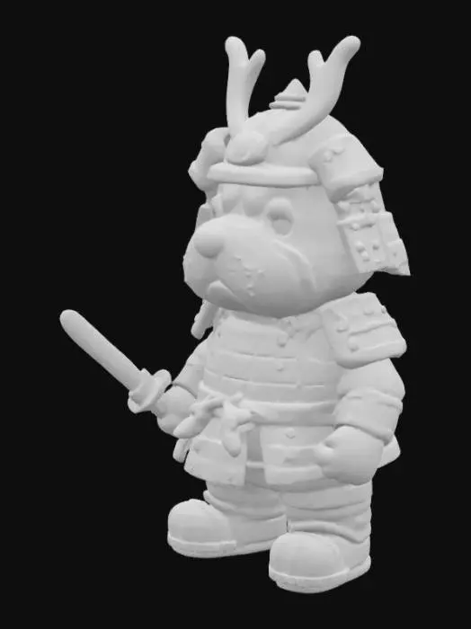 3D model for Samurai Pooch