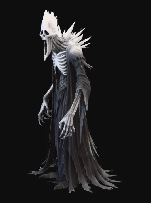 3D model for #Halloween2025#, Nightshade Wraith