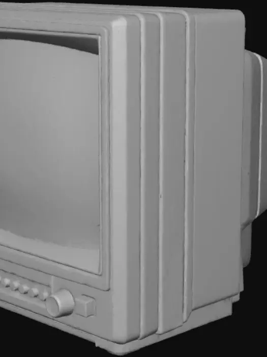 3D model for Haunted TV #Halloween2025#