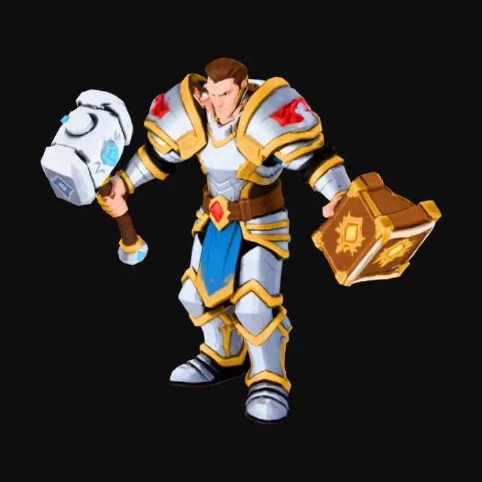 3D model for Paladin's Resolve