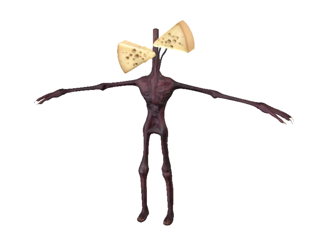 Modelo 3D de Cheese Windmill on a Skeleton, gerado por IA